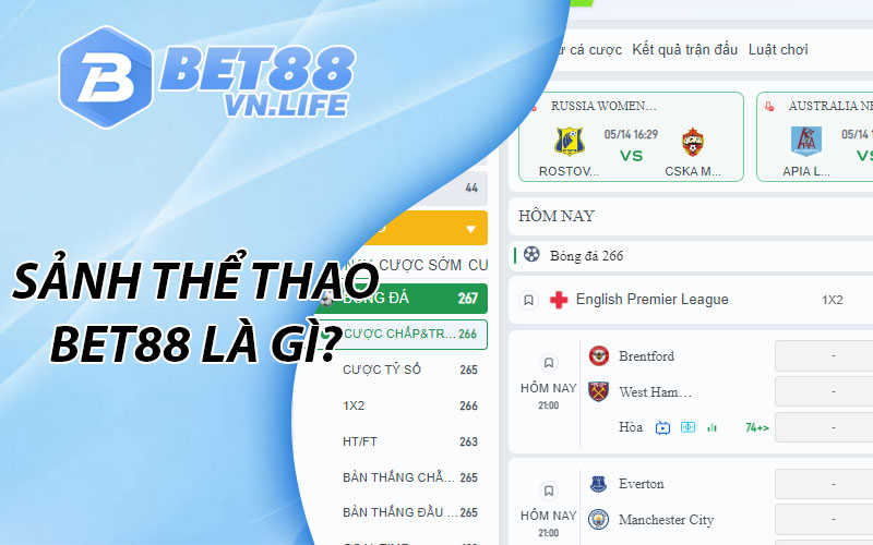 Sảnh Thể thao Bet88 là gì? 