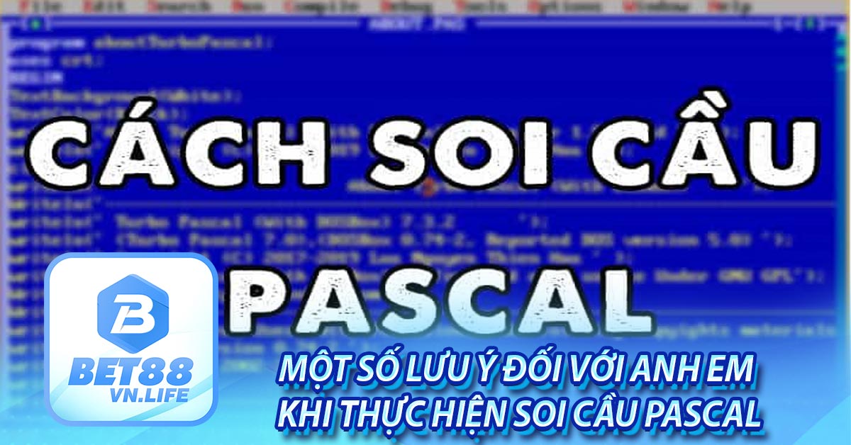 Một số lưu ý đối với anh em khi thực hiện soi cầu Pascal